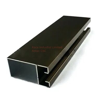 কাঠের রঙের সমাপ্তি এবং শিল্প অ্যাপ্লিকেশনগুলির জন্য OEM & ODM কাস্টমাইজেশন সহ যথার্থ অ্যালুমিনিয়াম এক্সট্রুশন প্রোফাইল